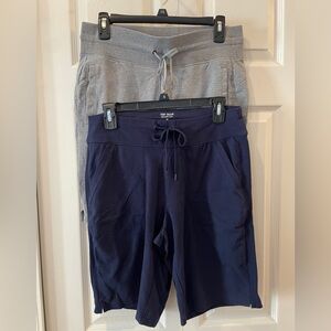 Tek Gear Athletic Shorts, Set of 2 Navy and Grey, Women's Size M EUC